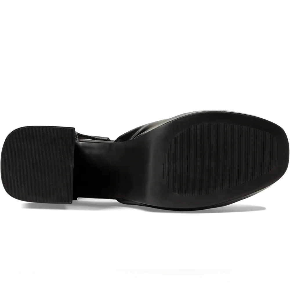 Madden Girl NIB Oliverr Black Patent Leather platform SZ 8.5 - Picture 5 of 10